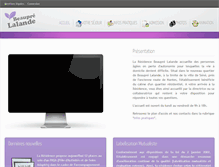 Tablet Screenshot of beauprelalande.com